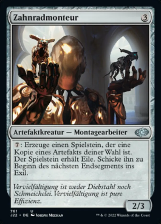 Zahnradmonteur kaufen - Jumpstart 2022 bei TcG Love