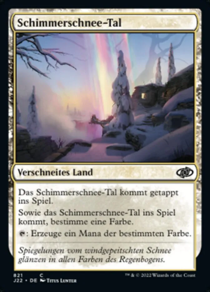 J22-821-Schimmerschnee-Tal-de Schimmerschnee-Tal kaufen - Jumpstart 2022 bei TcG Love
