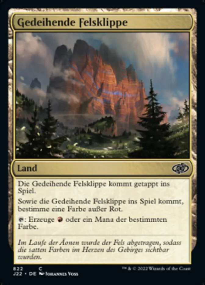 J22-822-Gedeihende-Felsklippe-de Gedeihende Felsklippe kaufen - Jumpstart 2022 bei TcG Love