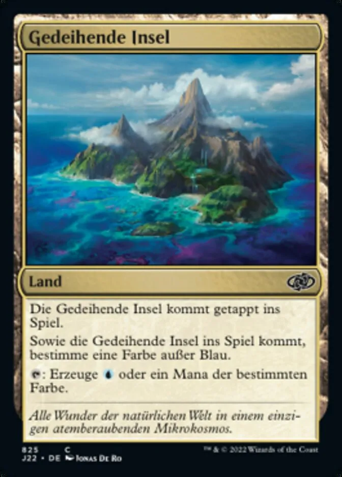 J22-825-Gedeihende-Insel-de Gedeihende Insel kaufen - Jumpstart 2022 bei TcG Love