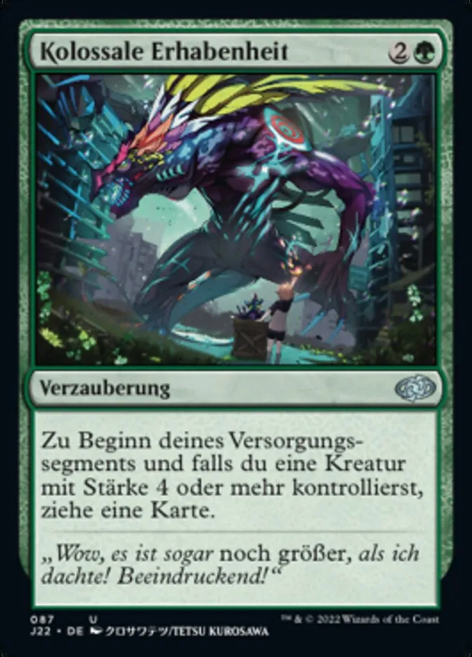 J22-87-Kolossale-Erhabenheit-de Kolossale Erhabenheit kaufen - Jumpstart 2022 bei TcG Love