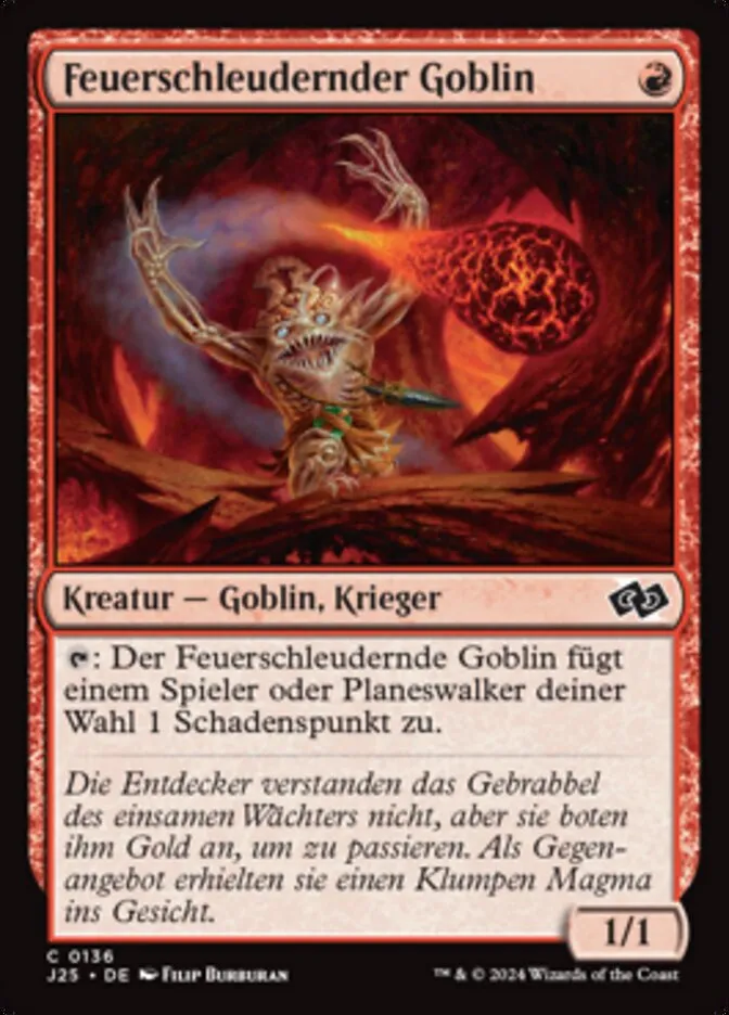 Feuerschleudernder Goblin kaufen - Foundations Jumpstart bei TcG Love