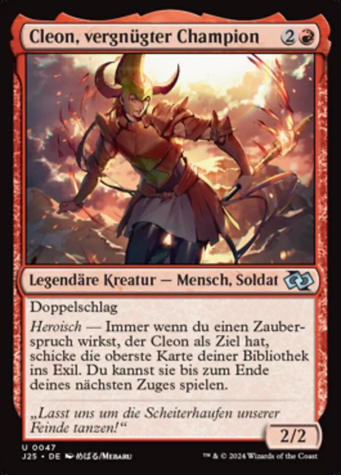 Cleon, vergnügter Champion kaufen - Foundations Jumpstart bei TcG Love