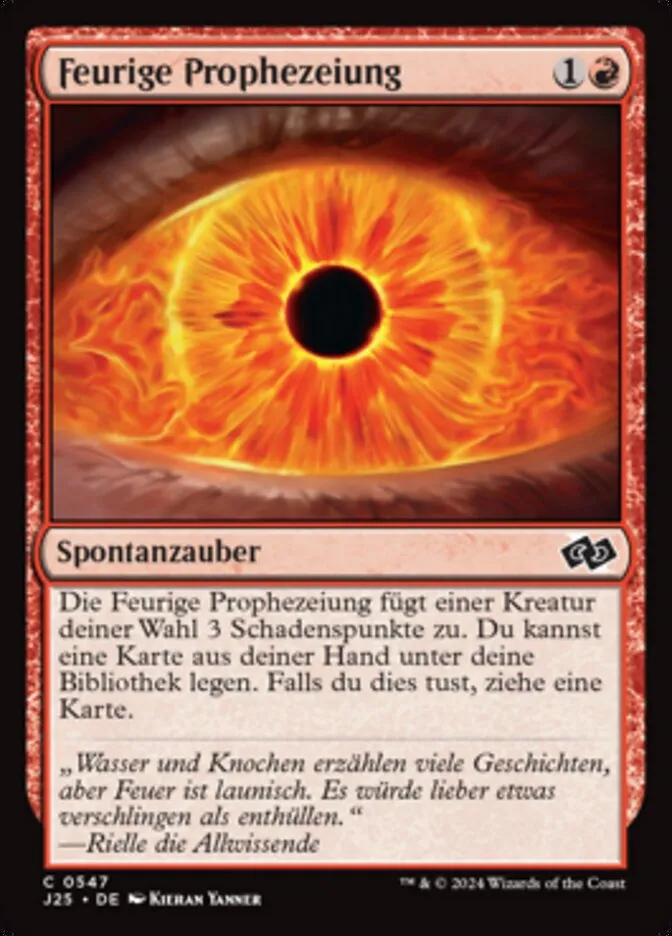 Feurige Prophezeiung kaufen - Foundations Jumpstart bei TcG Love