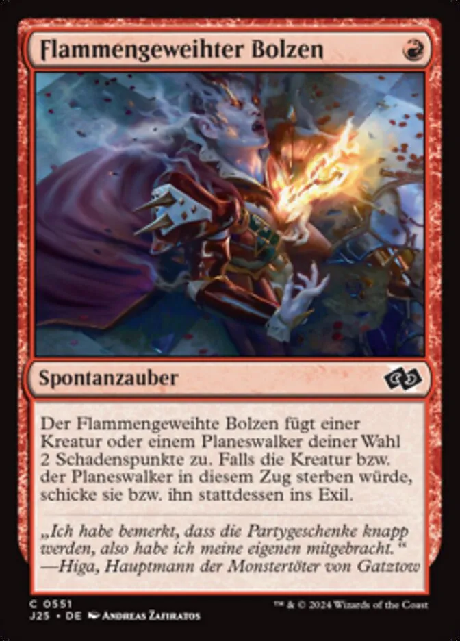 Flammengeweihter Bolzen kaufen - Foundations Jumpstart bei TcG Love