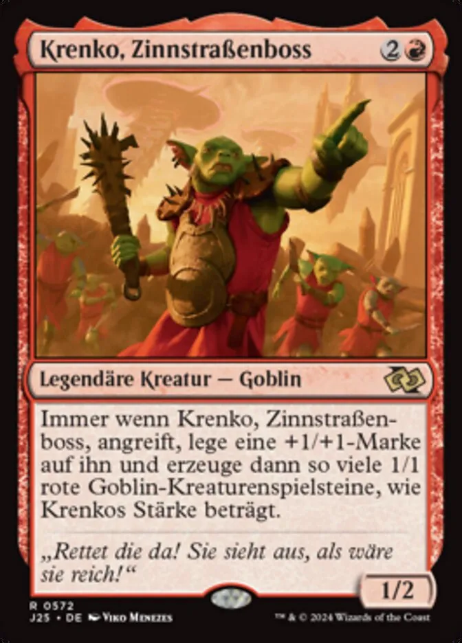 Krenko, Zinnstraßenboss kaufen - Foundations Jumpstart bei TcG Love