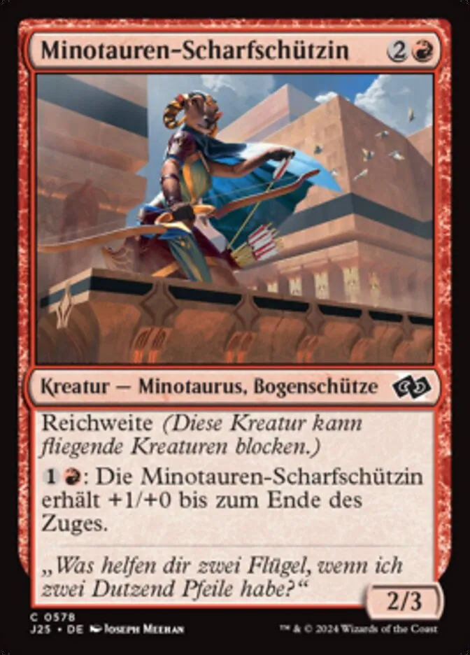 Minotauren-Scharfschützin kaufen - Foundations Jumpstart bei TcG Love
