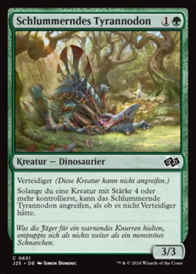 Schlummerndes Tyrannodon kaufen - Foundations Jumpstart bei TcG Love