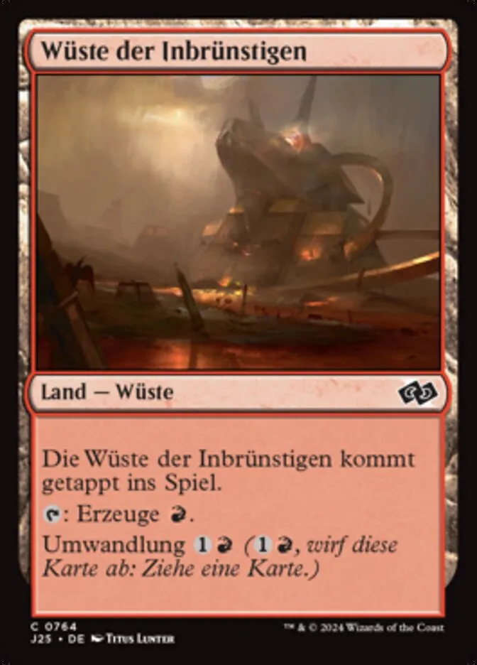 Wüste der Inbrünstigen kaufen - Foundations Jumpstart bei TcG Love