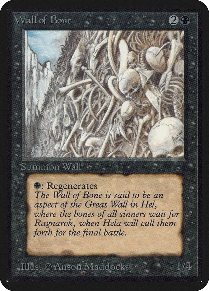 Wall of Bone kaufen - Limited Edition Alpha bei TcG Love