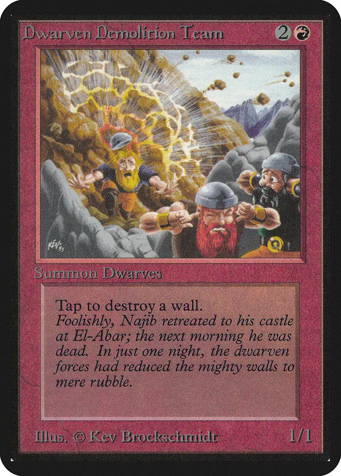 LEA-142-Dwarven-Demolition-Team Dwarven Demolition Team kaufen - Limited Edition Alpha bei TcG Love