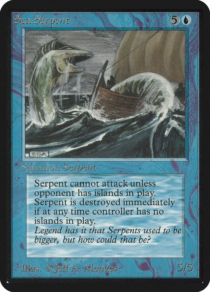 LEA-76-Sea-Serpent Sea Serpent kaufen - Limited Edition Alpha bei TcG Love