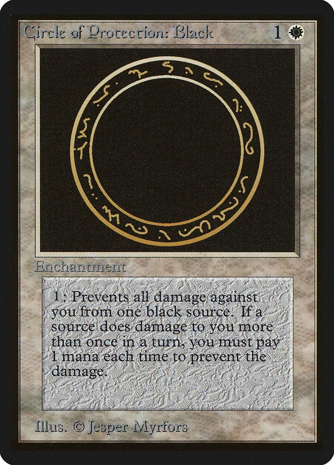 Circle of Protection: Black kaufen - Limited Edition Beta bei TcG Love