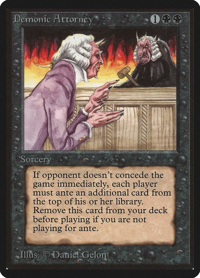 Demonic Attorney kaufen - Limited Edition Beta bei TcG Love