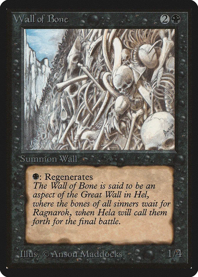 Wall of Bone kaufen - Limited Edition Beta bei TcG Love