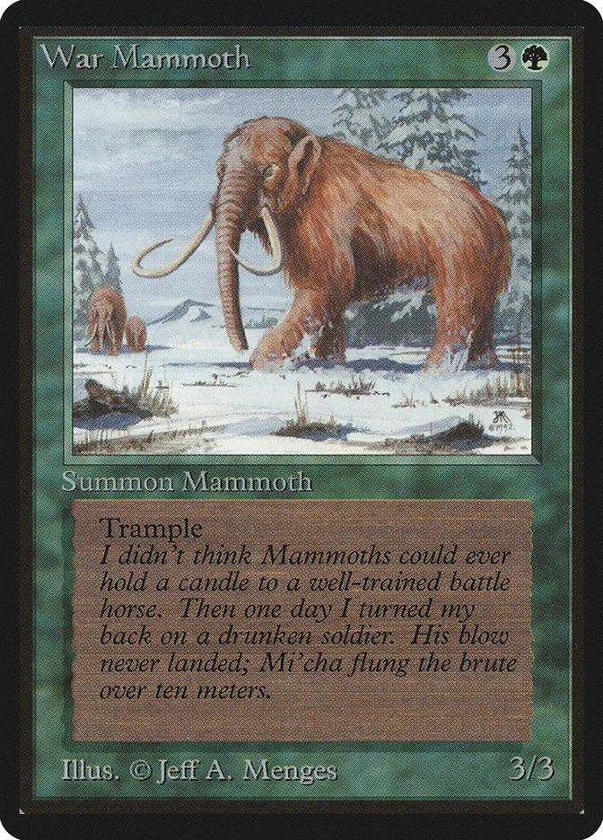 War Mammoth kaufen - Limited Edition Beta bei TcG Love