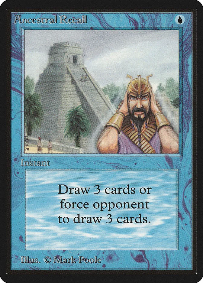 Ancestral Recall kaufen - Limited Edition Beta bei TcG Love