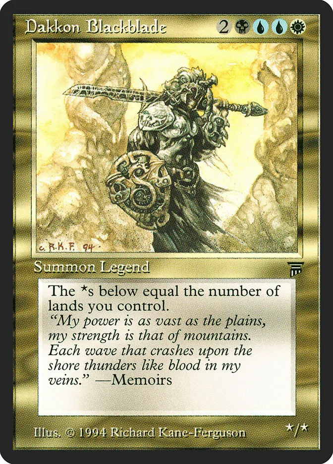 Dakkon Blackblade kaufen - Legends bei TcG Love