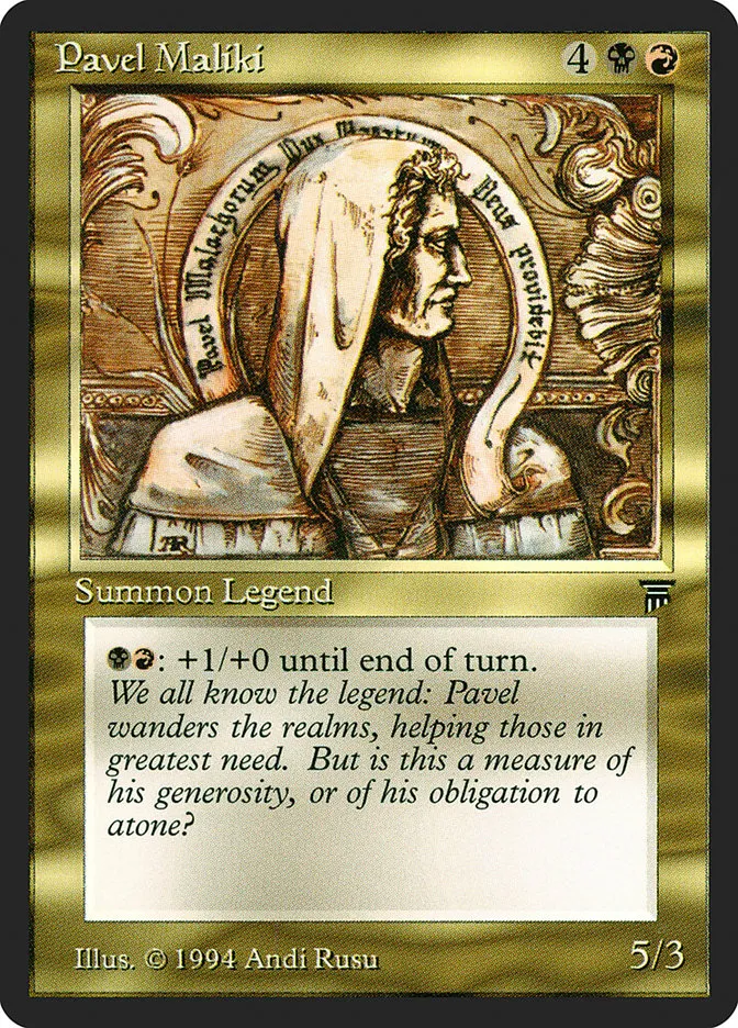 Pavel Maliki kaufen - Legends bei TcG Love