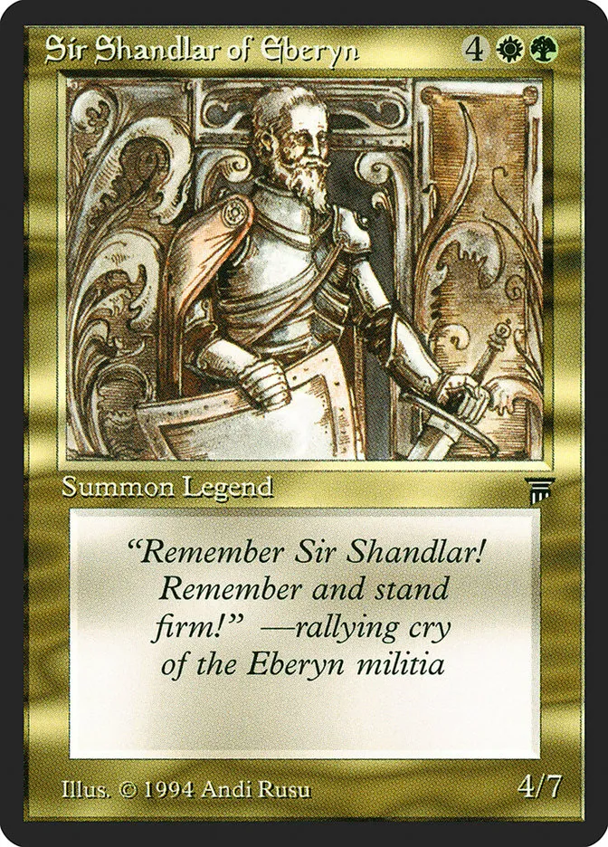 Sir Shandlar of Eberyn kaufen - Legends bei TcG Love