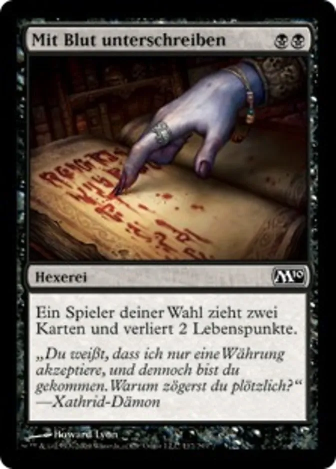 Mit Blut unterschreiben kaufen - Magic 2010 bei TcG Love