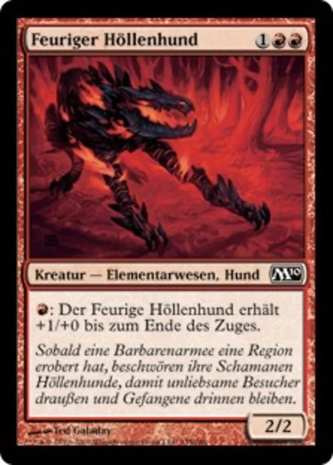 Feuriger Höllenhund kaufen - Magic 2010 bei TcG Love