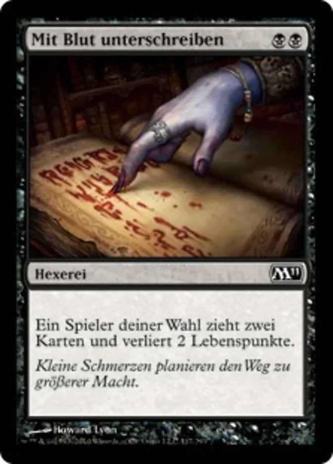 Mit Blut unterschreiben kaufen - Magic 2011 bei TcG Love