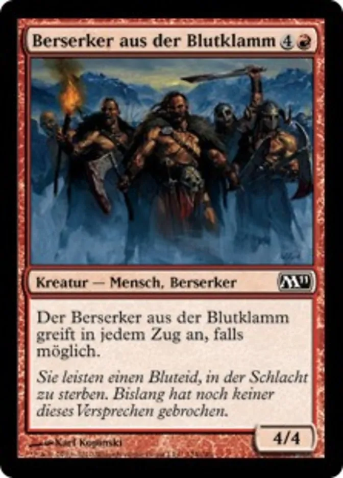 Berserker aus der Blutklamm kaufen - Magic 2011 bei TcG Love