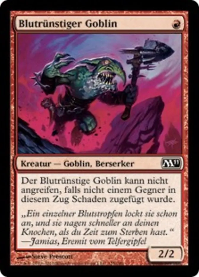 Blutrünstiger Goblin kaufen - Magic 2011 bei TcG Love