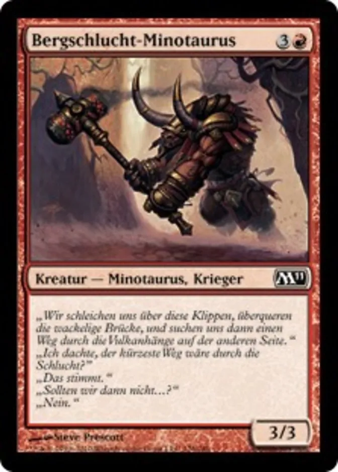 Bergschlucht-Minotaurus kaufen - Magic 2011 bei TcG Love