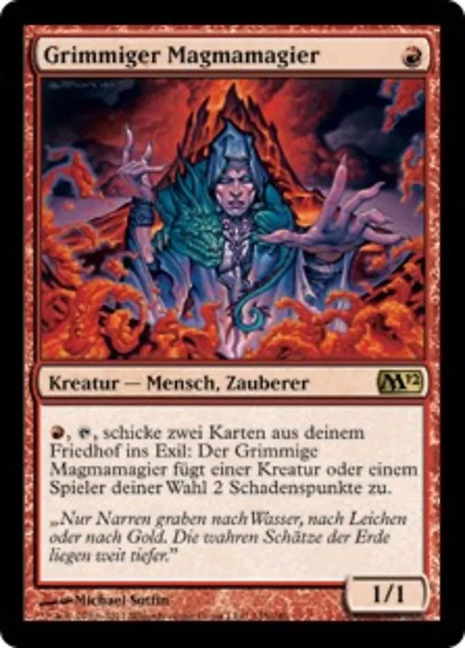 Grimmiger Magmamagier kaufen - Magic 2012 bei TcG Love