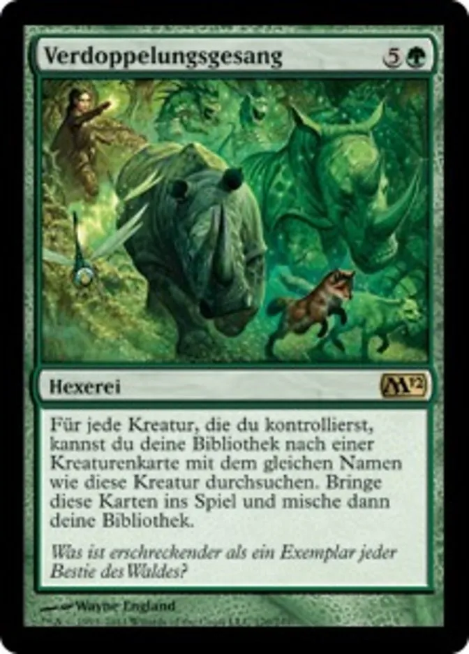 Verdoppelungsgesang kaufen - Magic 2012 bei TcG Love
