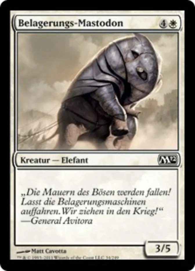Belagerungs-Mastodon kaufen - Magic 2012 bei TcG Love