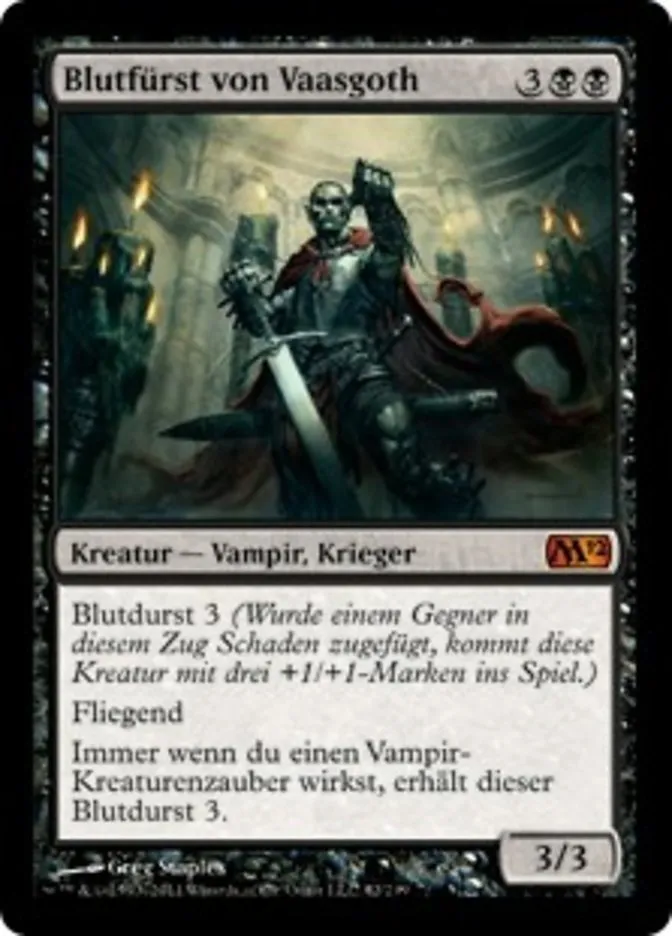 Blutfürst von Vaasgoth kaufen - Magic 2012 bei TcG Love