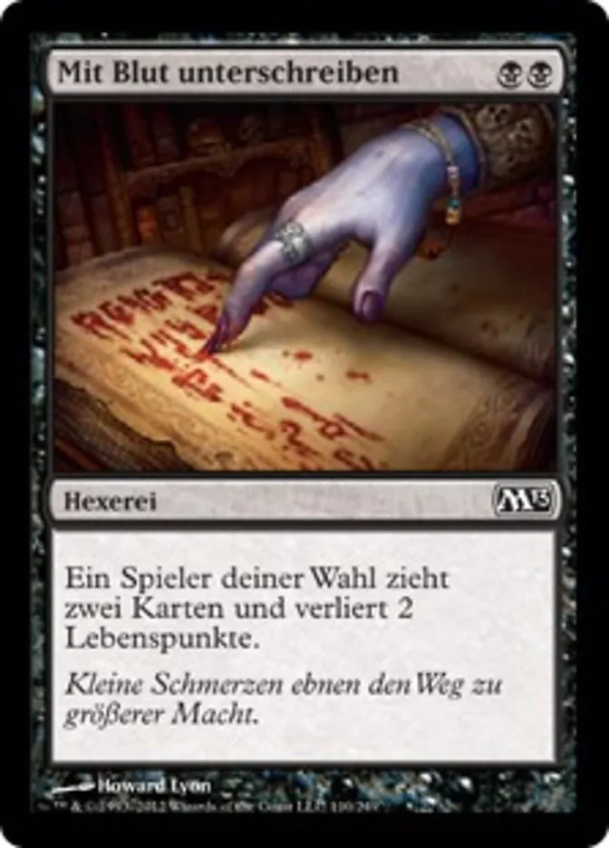 Mit Blut unterschreiben kaufen - Magic 2013 bei TcG Love