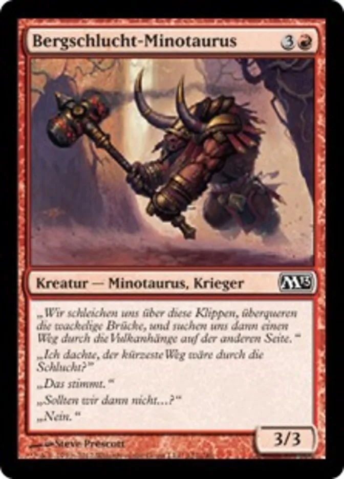 Bergschlucht-Minotaurus kaufen - Magic 2013 bei TcG Love