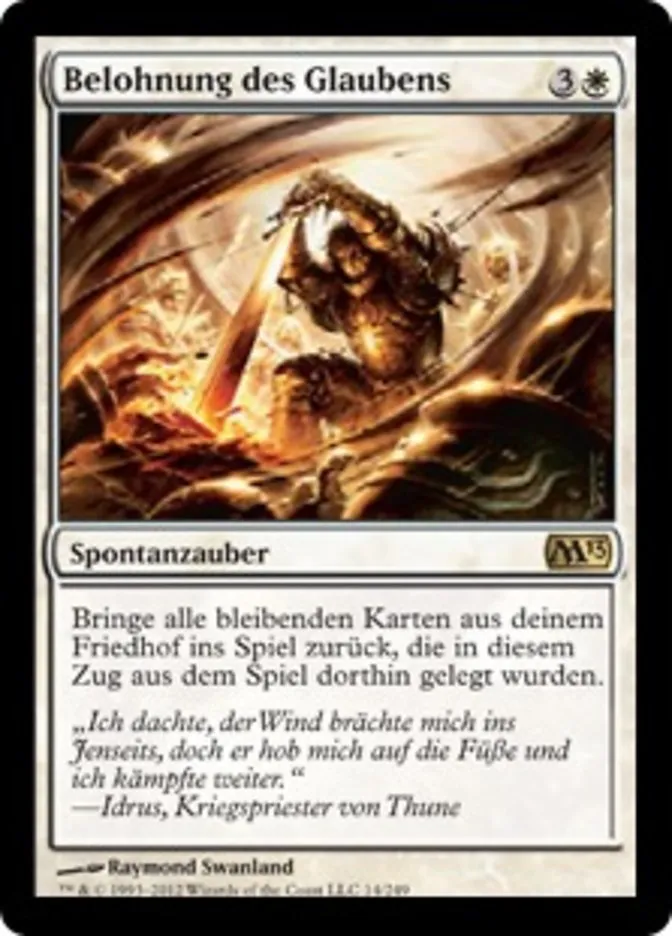 Belohnung des Glaubens kaufen - Magic 2013 bei TcG Love