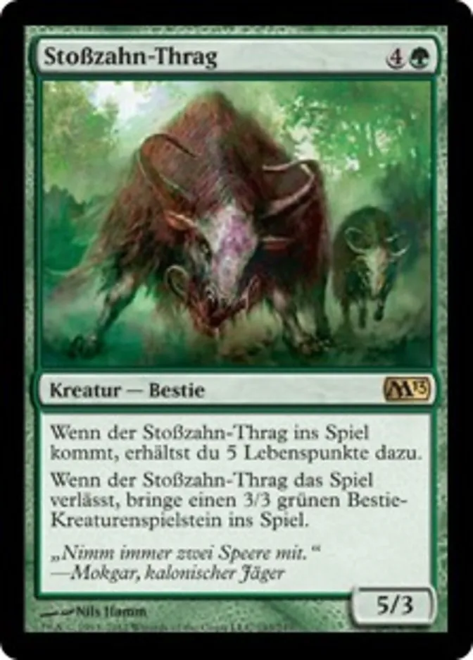 Stoßzahn-Thrag kaufen - Magic 2013 bei TcG Love