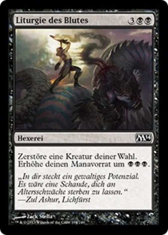 Liturgie des Blutes kaufen - Magic 2014 bei TcG Love