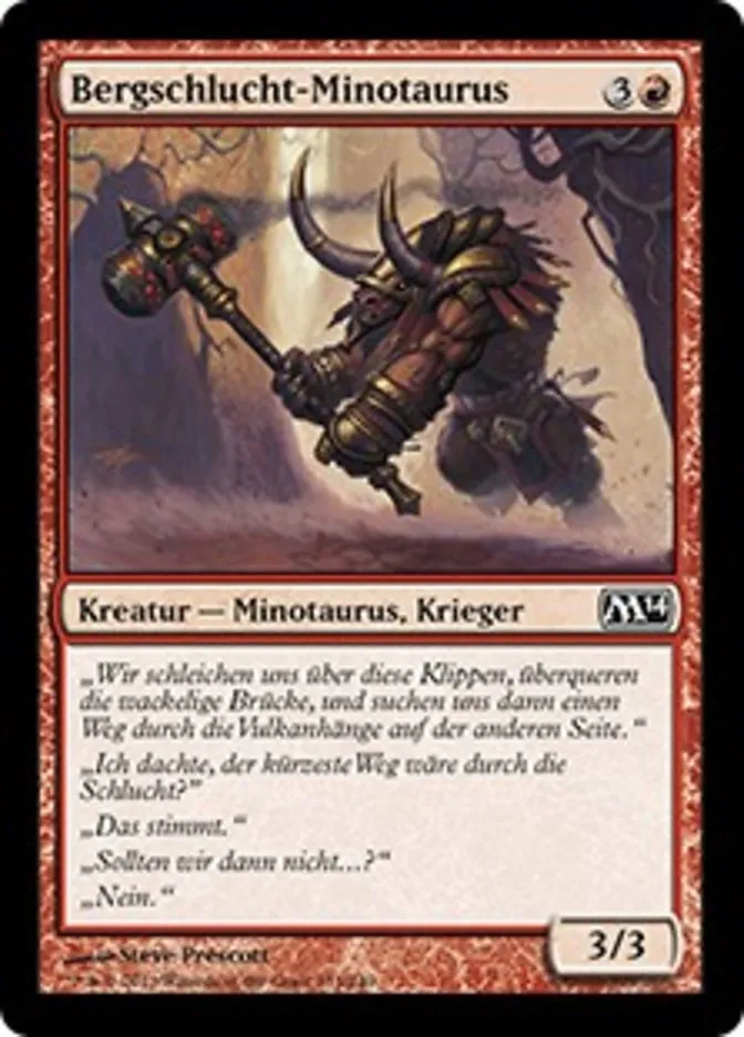 Bergschlucht-Minotaurus kaufen - Magic 2014 bei TcG Love