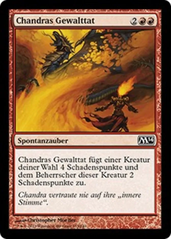 Chandras Gewalttat kaufen - Magic 2014 bei TcG Love