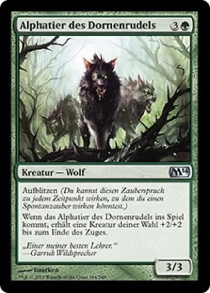 Alphatier des Dornenrudels kaufen - Magic 2014 bei TcG Love