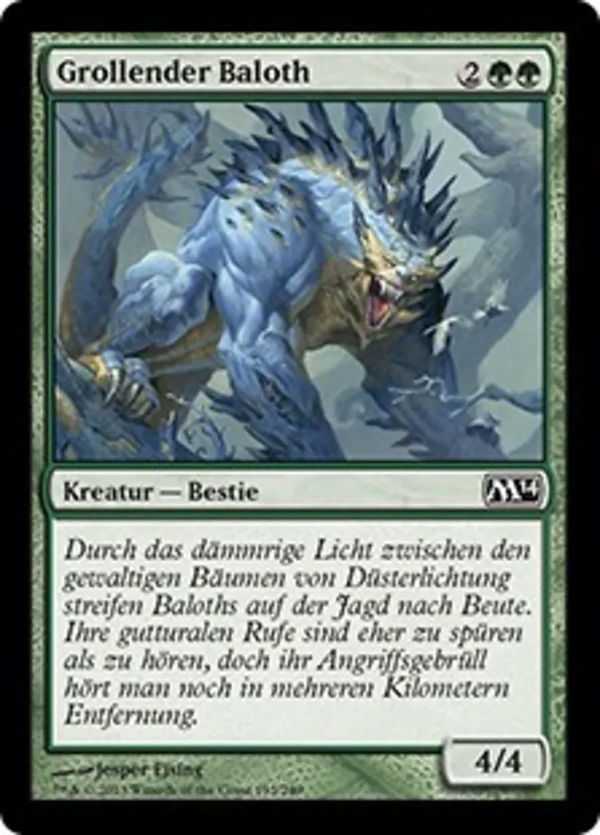 Grollender Baloth kaufen - Magic 2014 bei TcG Love