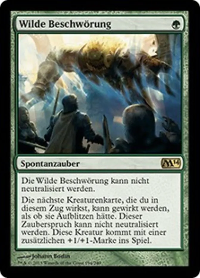 Wilde Beschwörung kaufen - Magic 2014 bei TcG Love