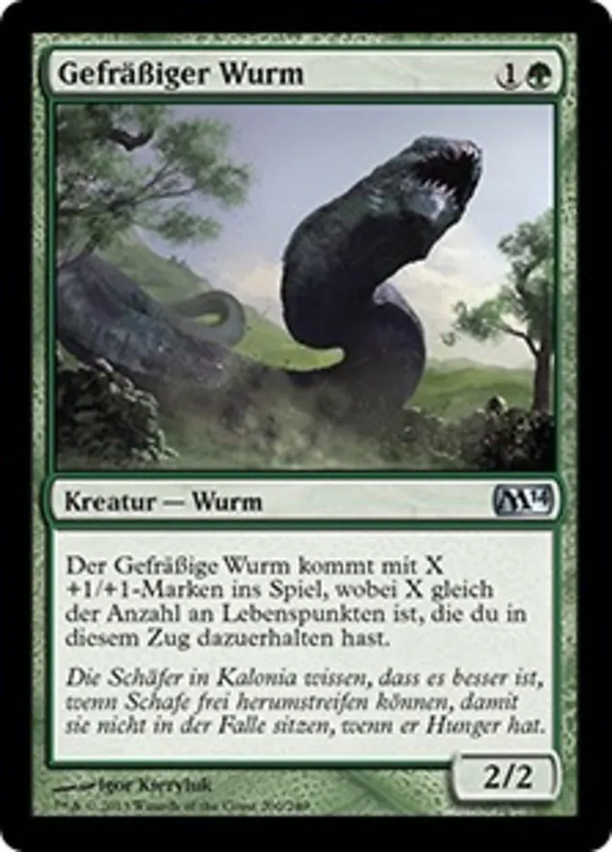 Gefräßiger Wurm kaufen - Magic 2014 bei TcG Love