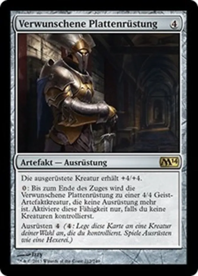 Verwunschene Plattenrüstung kaufen - Magic 2014 bei TcG Love