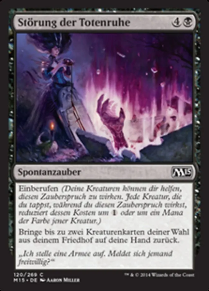 Störung der Totenruhe kaufen - Magic 2015 bei TcG Love