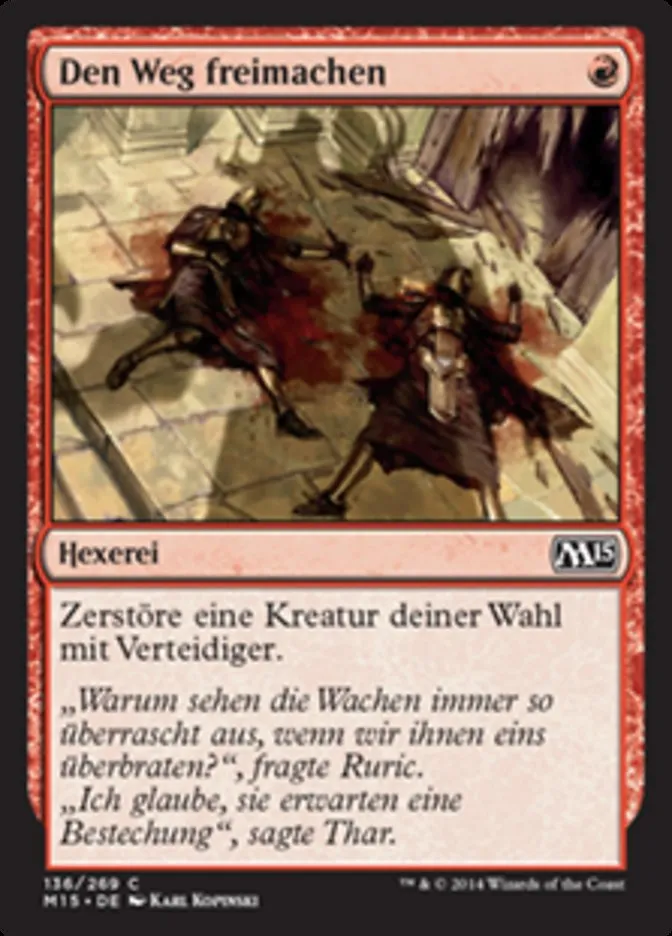 Den Weg freimachen kaufen - Magic 2015 bei TcG Love