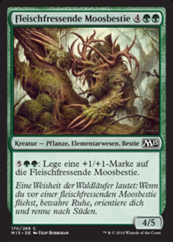 Fleischfressende Moosbestie kaufen - Magic 2015 bei TcG Love
