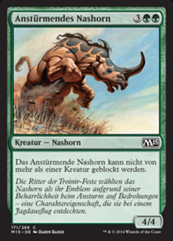 Anstürmendes Nashorn kaufen - Magic 2015 bei TcG Love